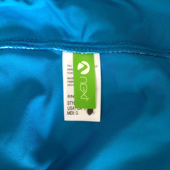 Next NWT Women’s Tavarua High Waist High Leg Bold Colorful Stripe Swim Bottom LG - Picture 5 of 7